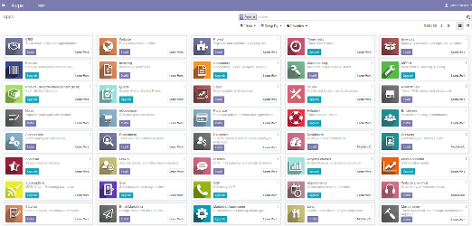 Odoo - Sample 1 for three columns